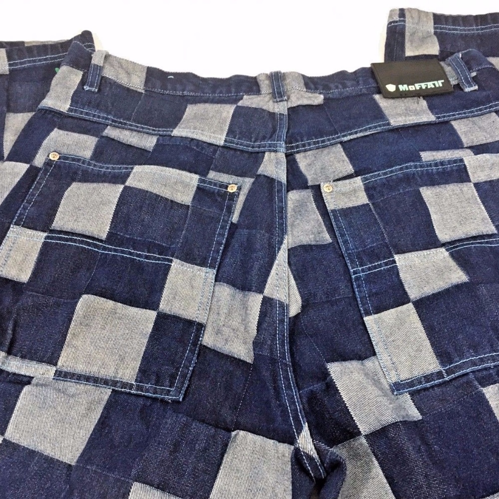 Moffatt Checkered Rockabilly Carpenter Jeans - Picture 2 of 8